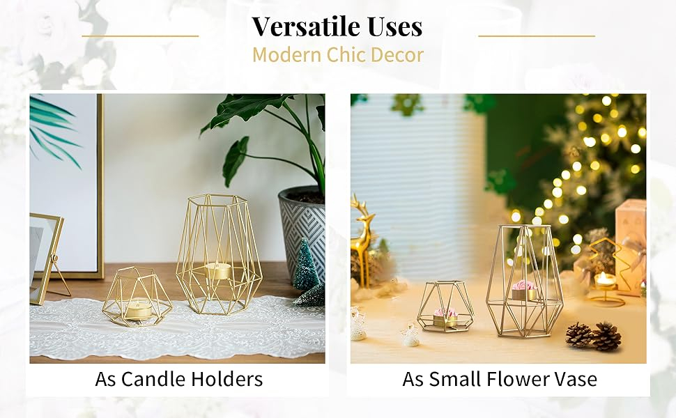 gold candlesticks